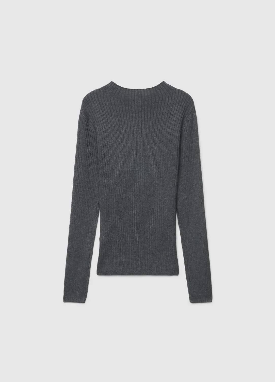 Calliope t-shirt femme côtelé col montant