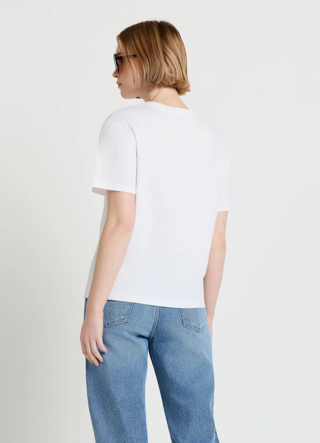 Calliope t-shirt femme imprimé mer col rond manches courtes