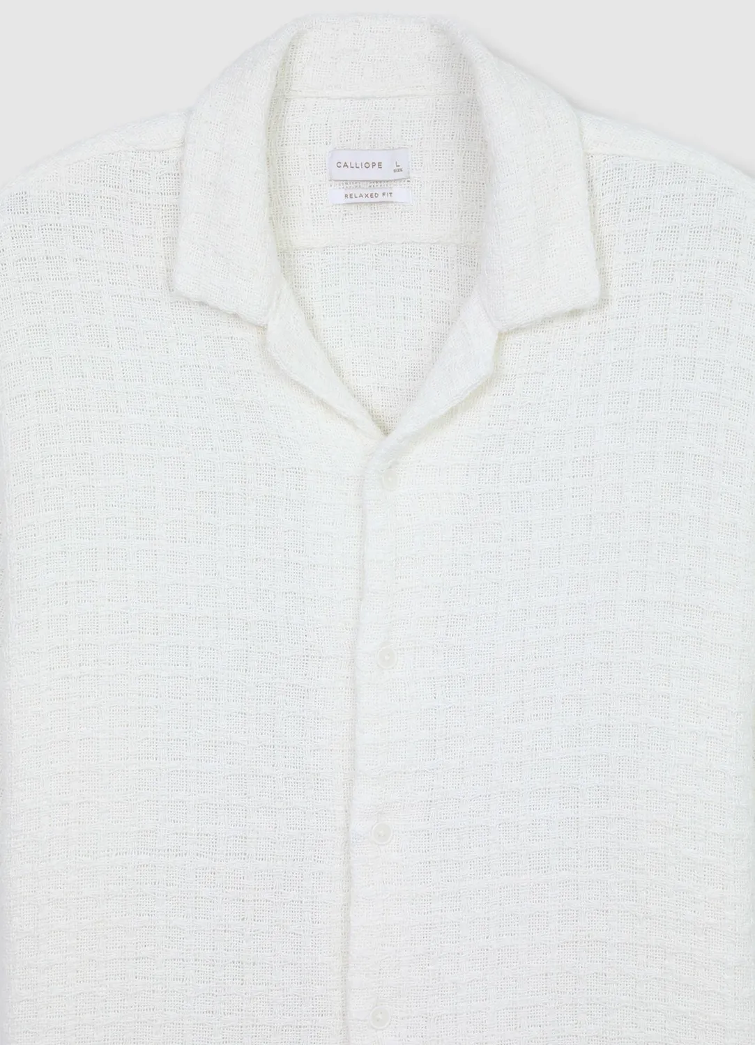 Calliope chemise homme bowling coton manches courtes