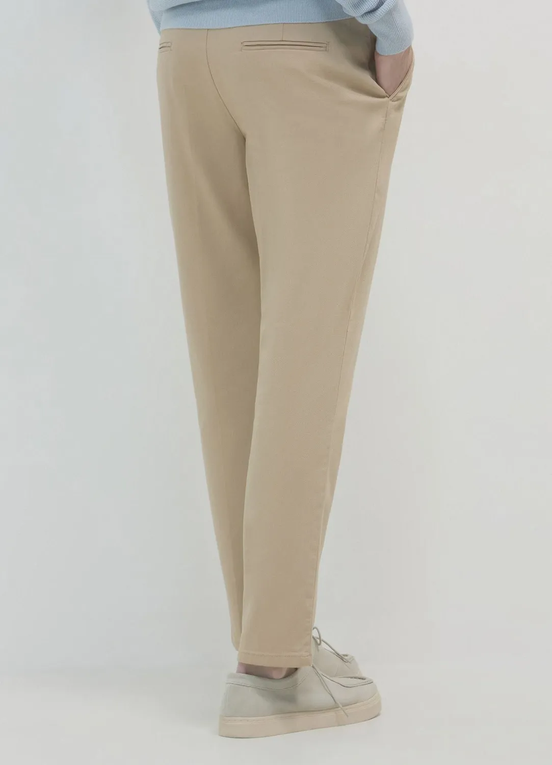 Calliope pantalon chino homme coton uni