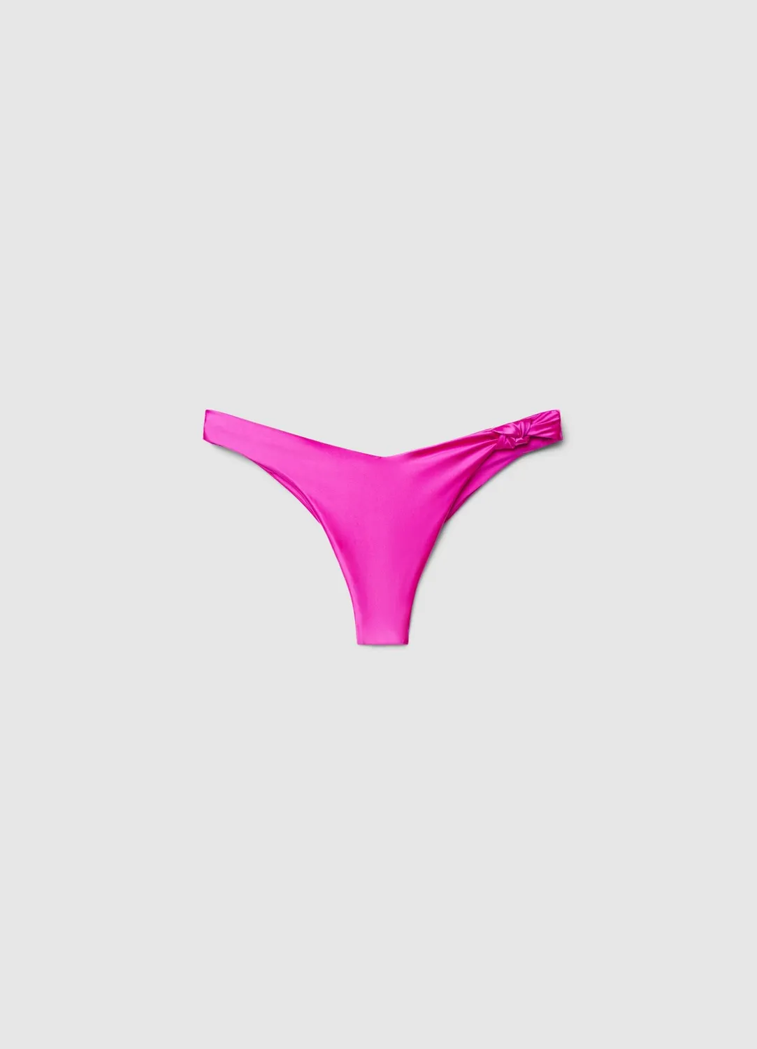 Calliope Slip bikini brésilien uni nœuds femme plage