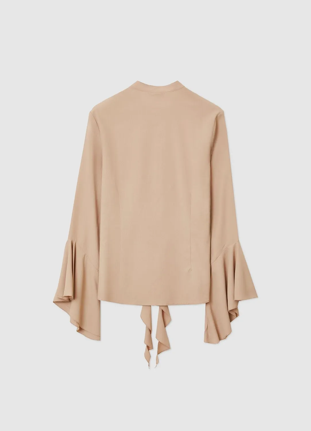 Calliope serafino blouse femme volants manches longues