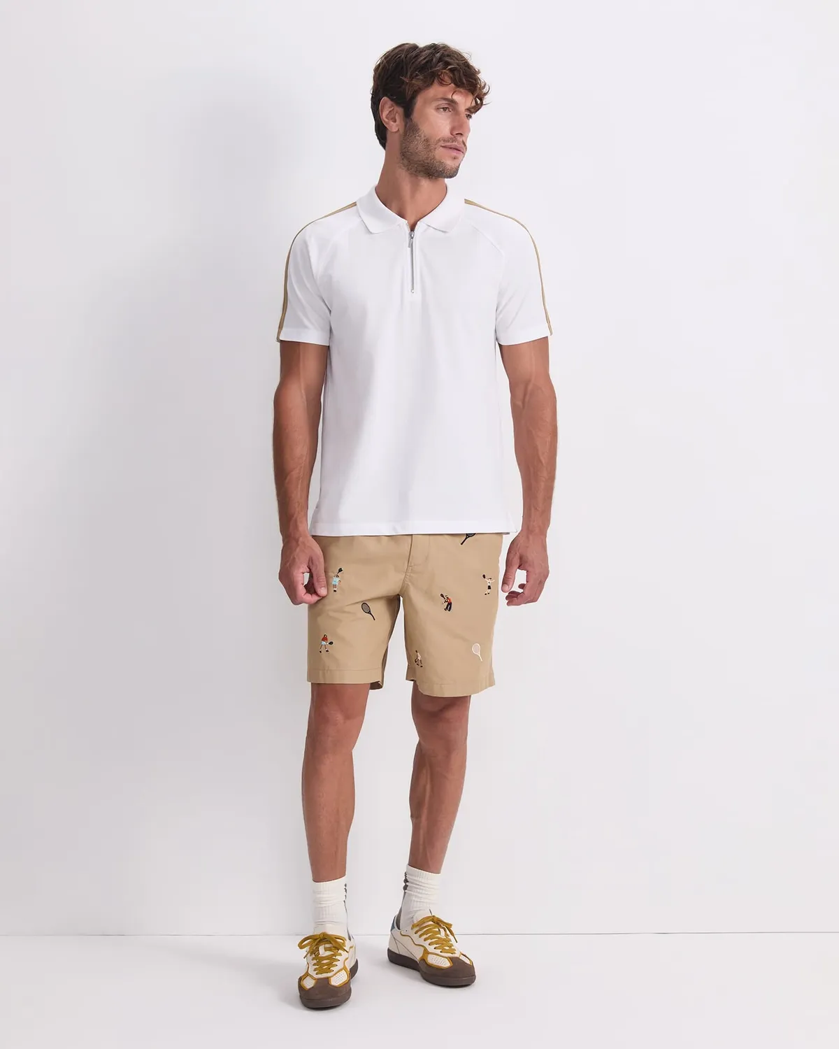 Sportscraft Rod polo coton homme zip métal