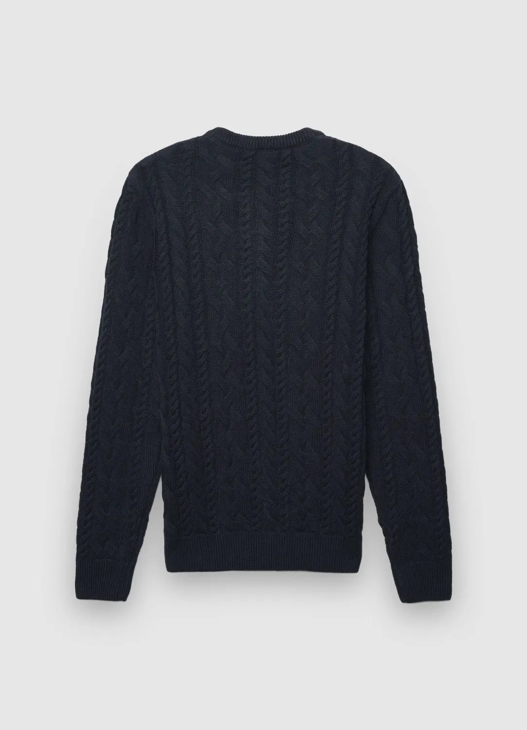 Calliope Tresses pull homme col rond à torsades