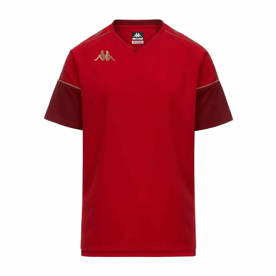 Kappa Mianto maillot homme rouge polyester recyclé