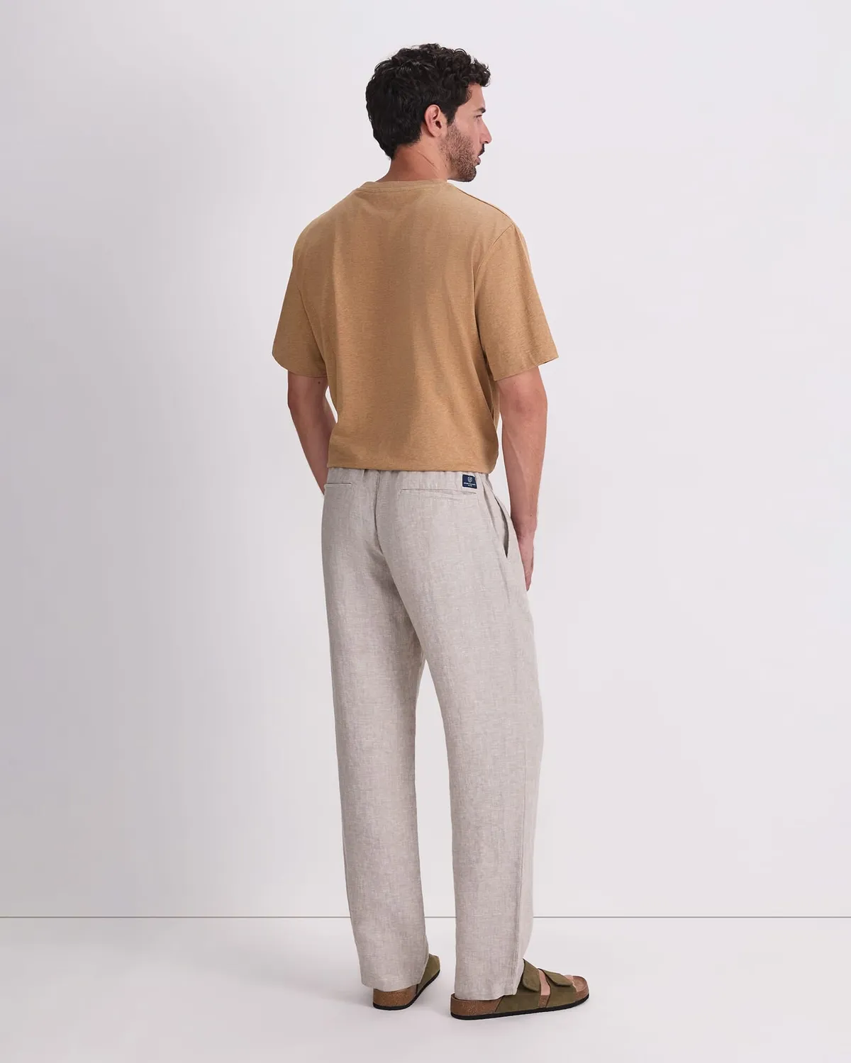 Sportscraft Caffery pantalon lin teint en fil homme