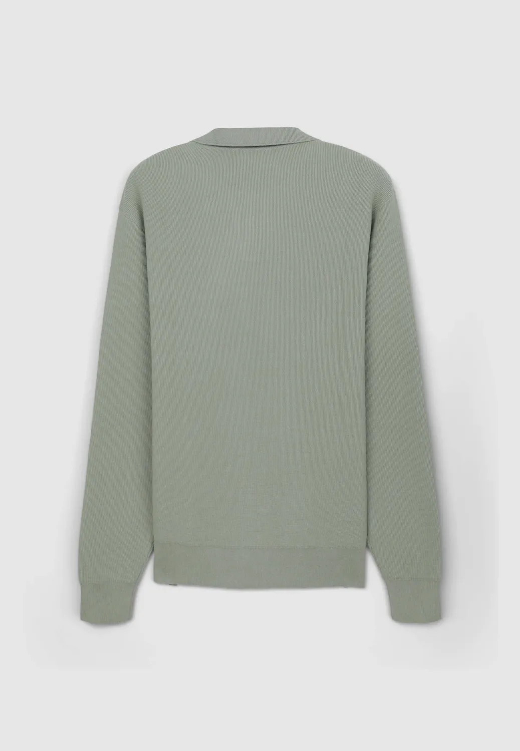 Calliope pull col chemise homme coton uni
