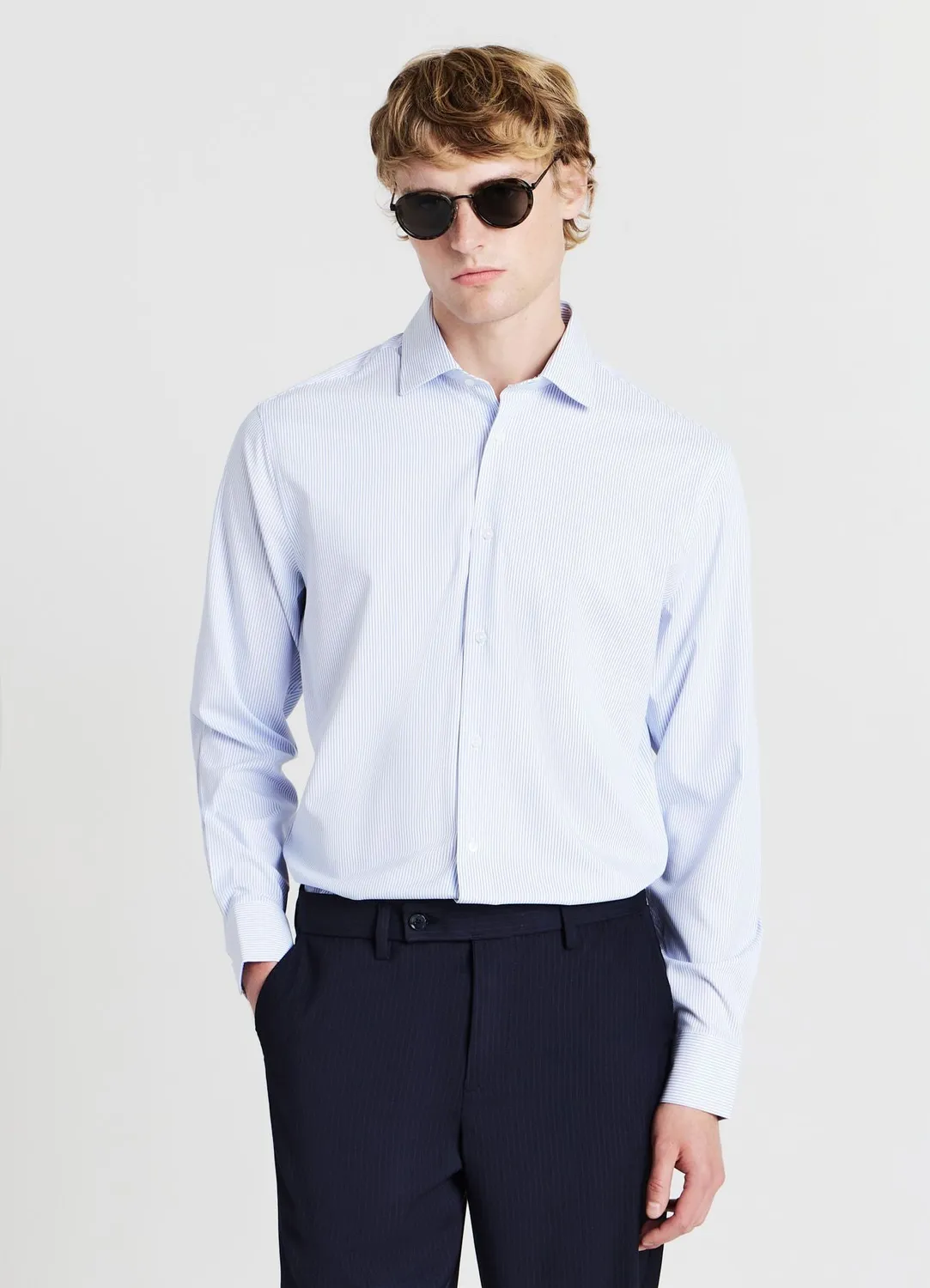 Calliope chemise rayée homme manches longues regular