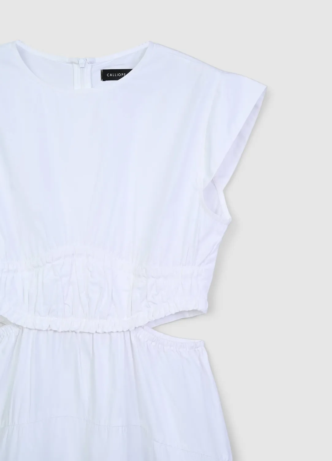 Calliope robe longue cut-out femme S coton