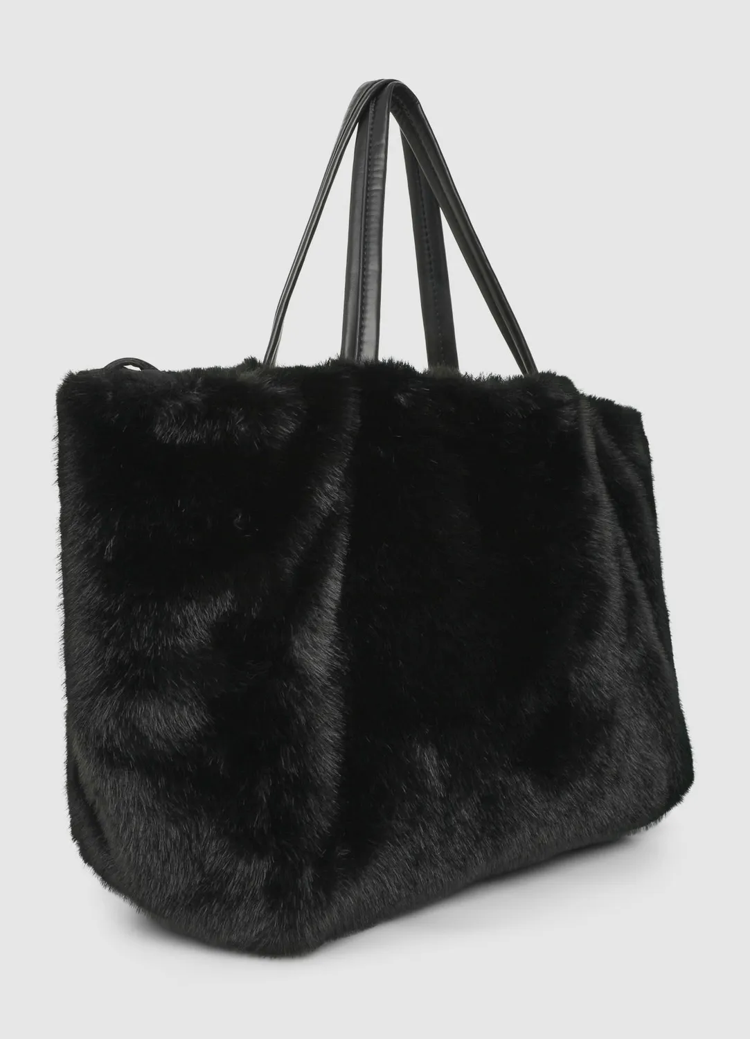 Calliope sac shopper fourrure femme avec pochette