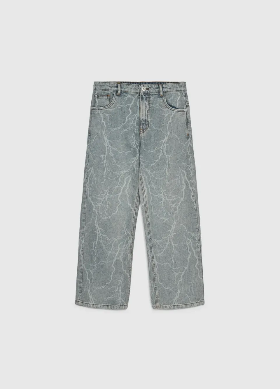 Calliope jean wide leg garcon imprime all over