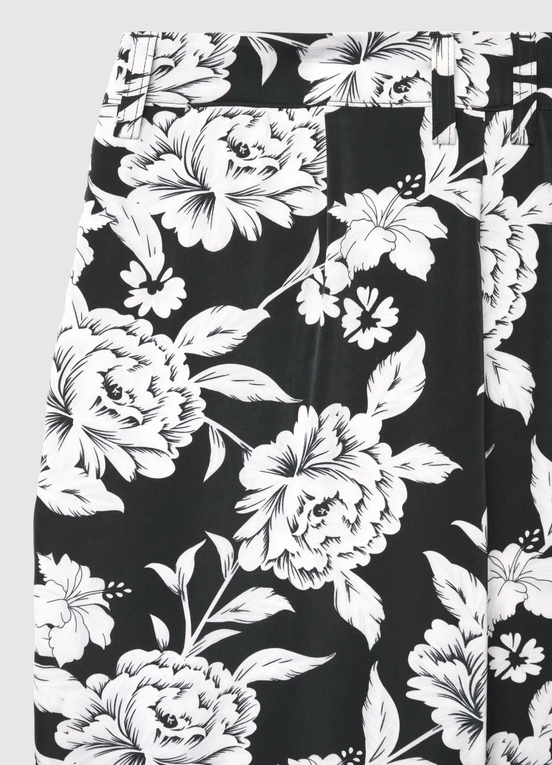 Calliope palazzo fleurs pantalon femme large