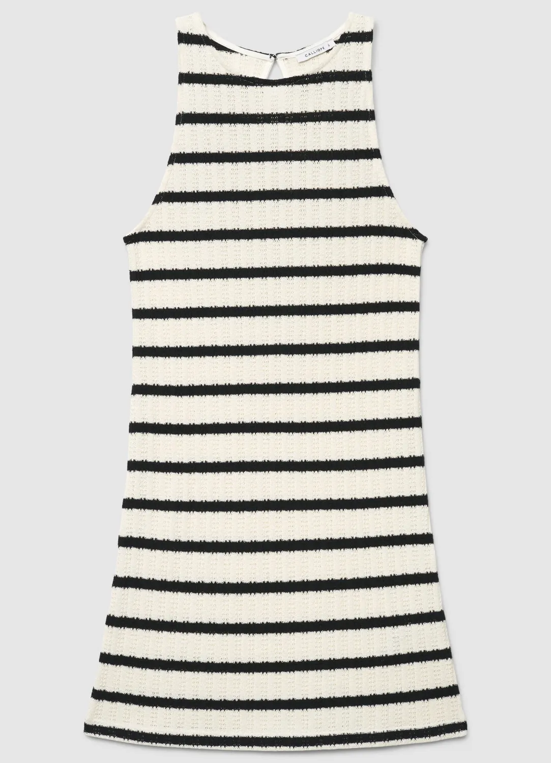 Calliope robe rayée sans manches mini femme