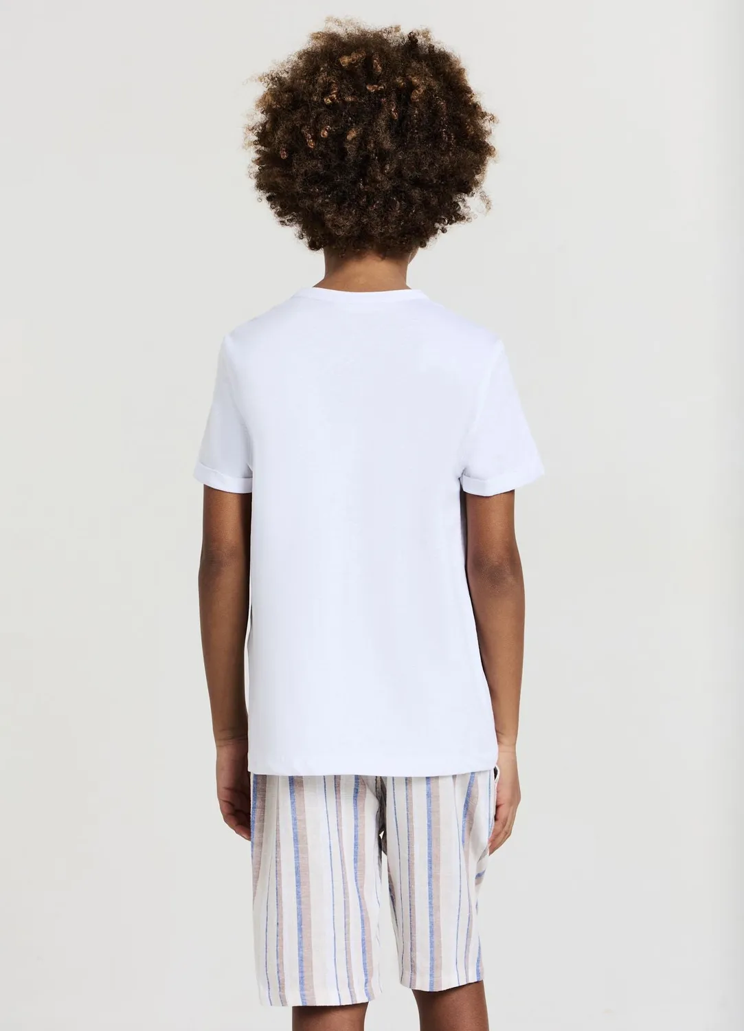Calliope t-shirt Henley garçon coton manches courtes