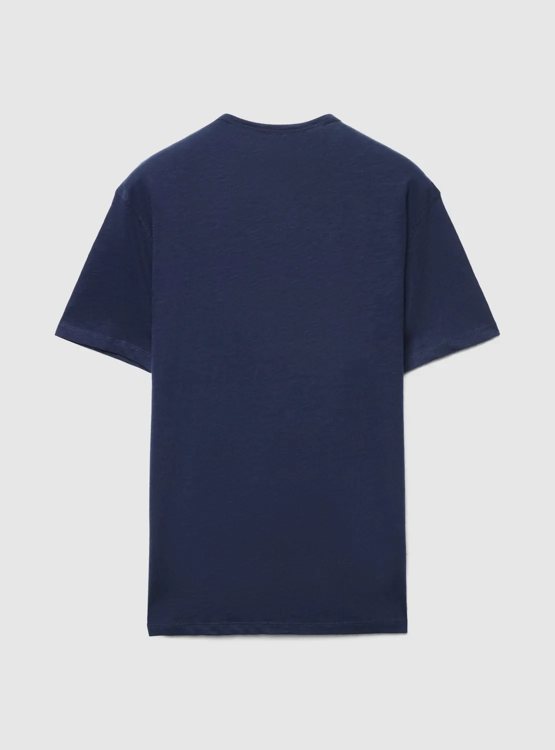 Calliope t-shirt homme col henley uni effet flammé