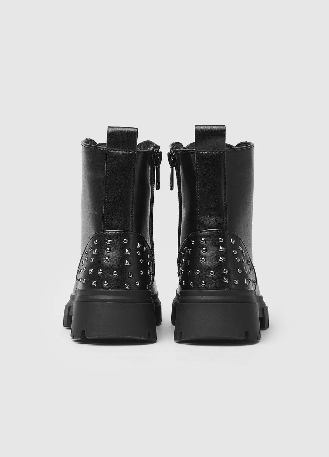 Calliope bottines clous fille lacet zip semelle crantée