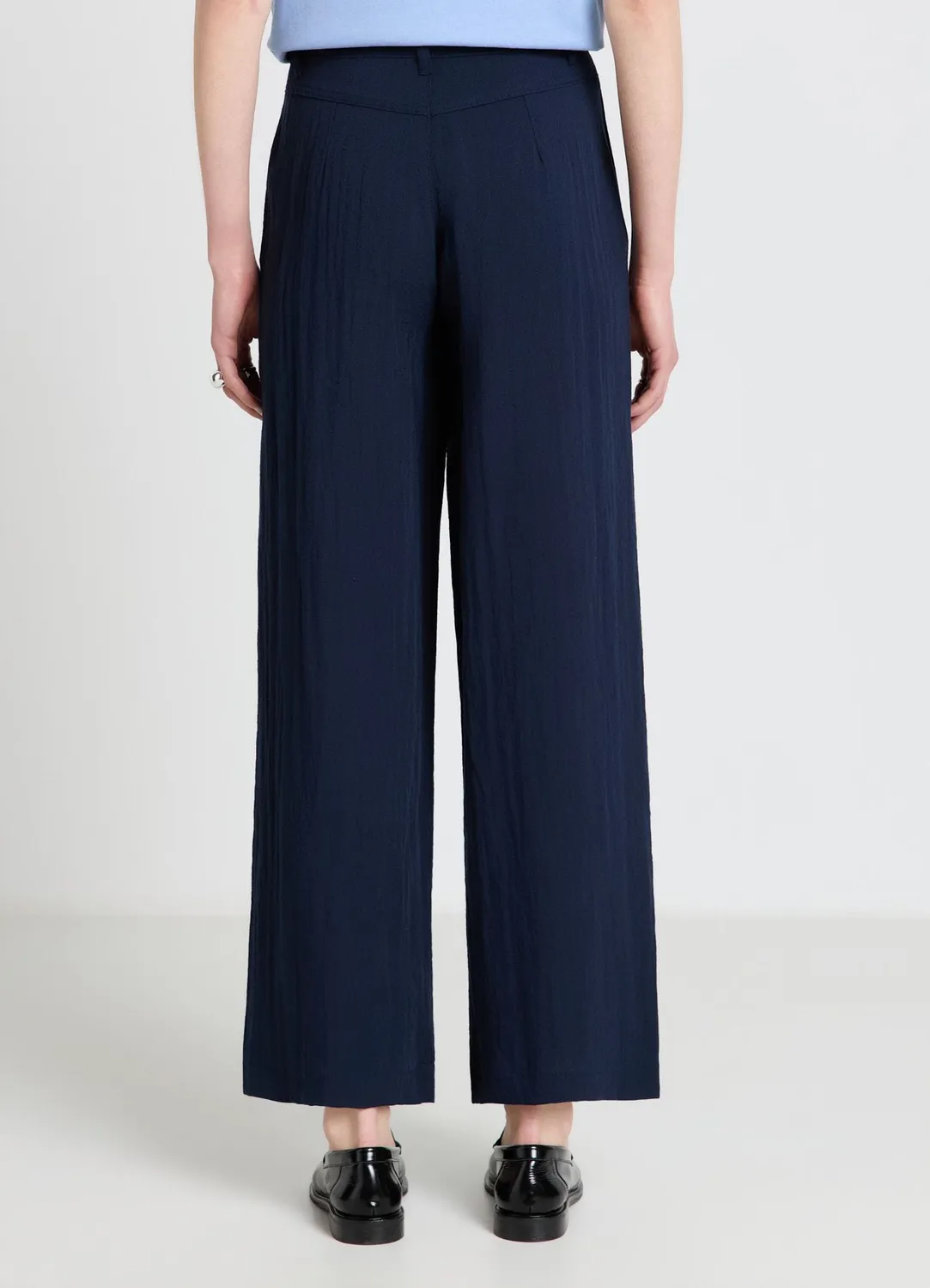 Calliope pantalon palazzo femme taille haute