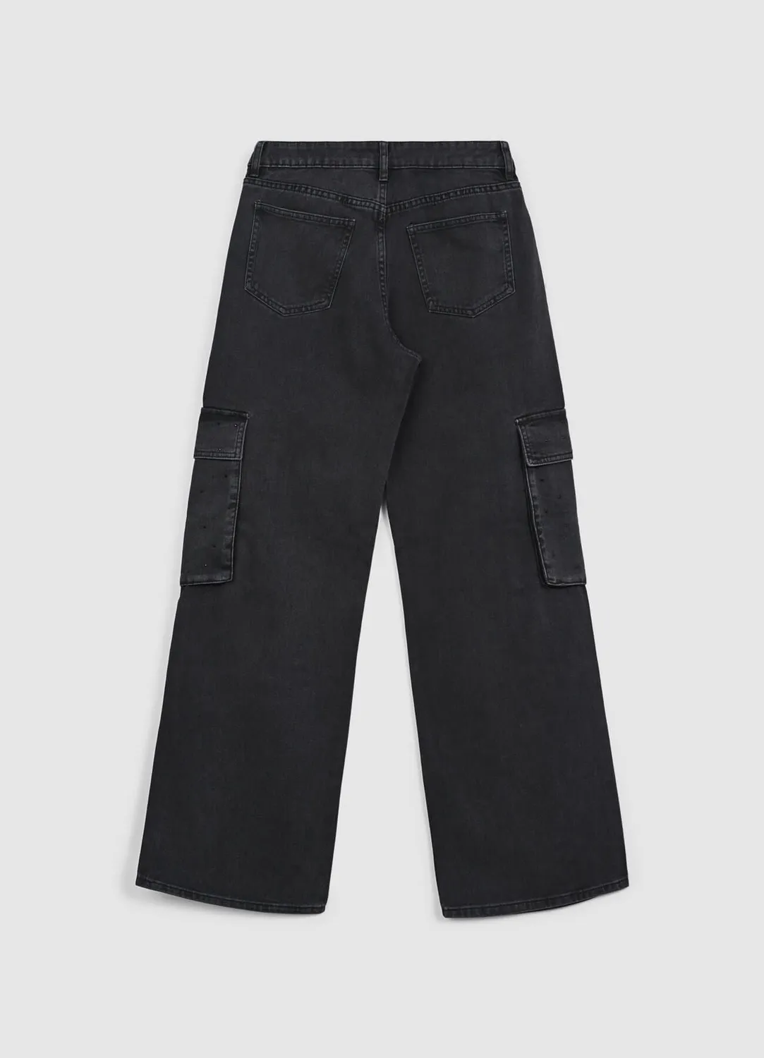 Calliope jean cargo strass femme regular
