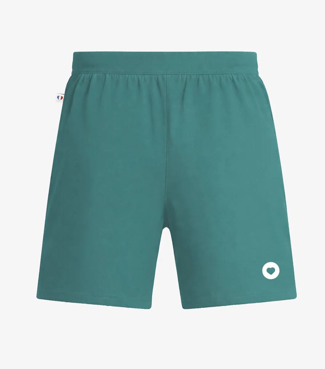 Cocorico Boost short sport homme vert respirant