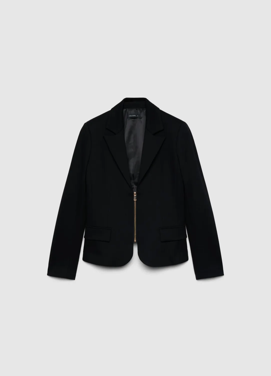 Calliope veste femme zippée à revers structurée