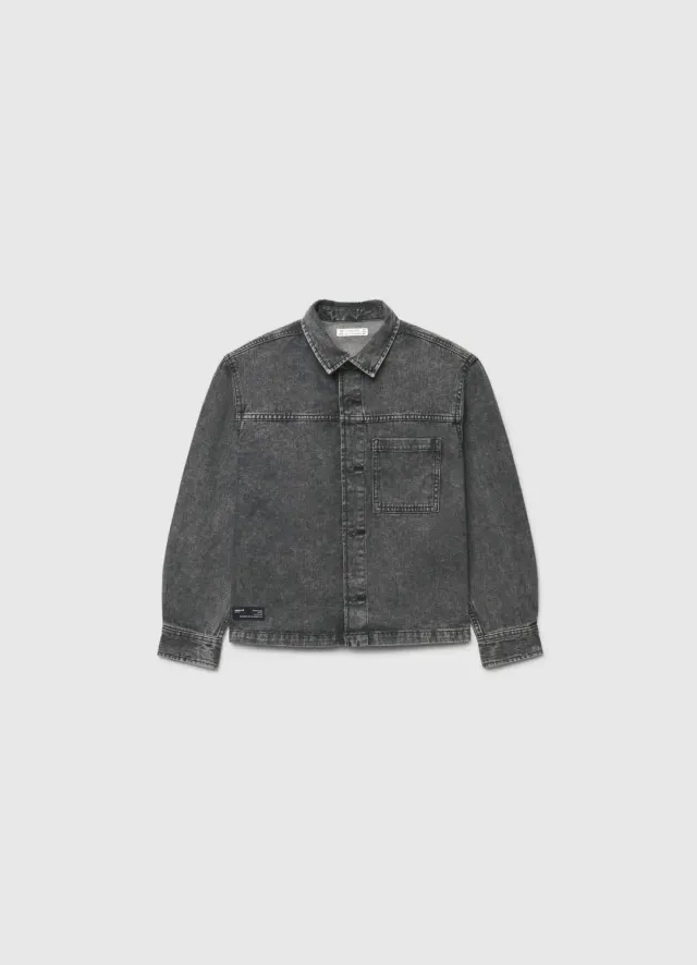 Calliope Giubbino Denim Veste Jean Garçon