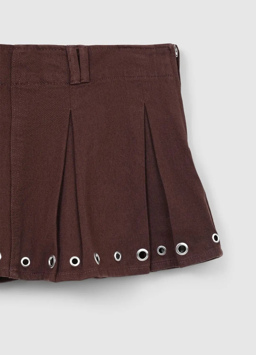 Calliope jupe-short à œillets jupe femme coupe regular