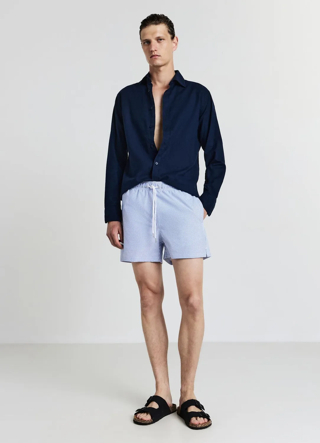 Calliope Bermuda mare short de bain homme à rayures