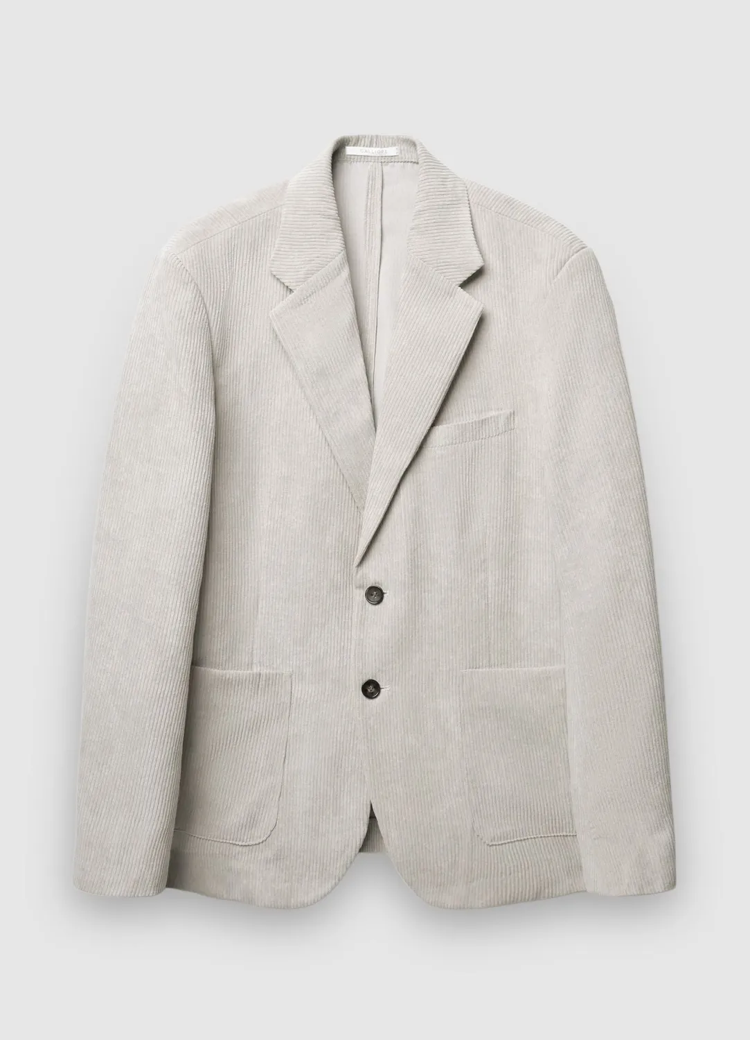 Calliope veste monopetto effet velours homme