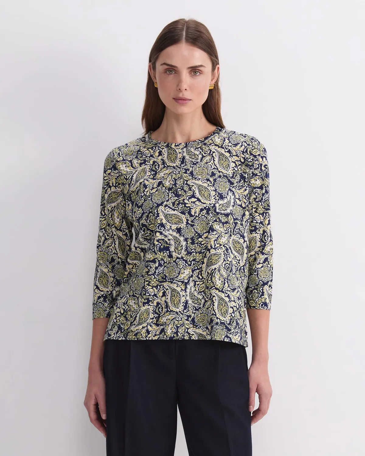 Sportscraft Paisley Mercerised 120987 t-shirt coton femme