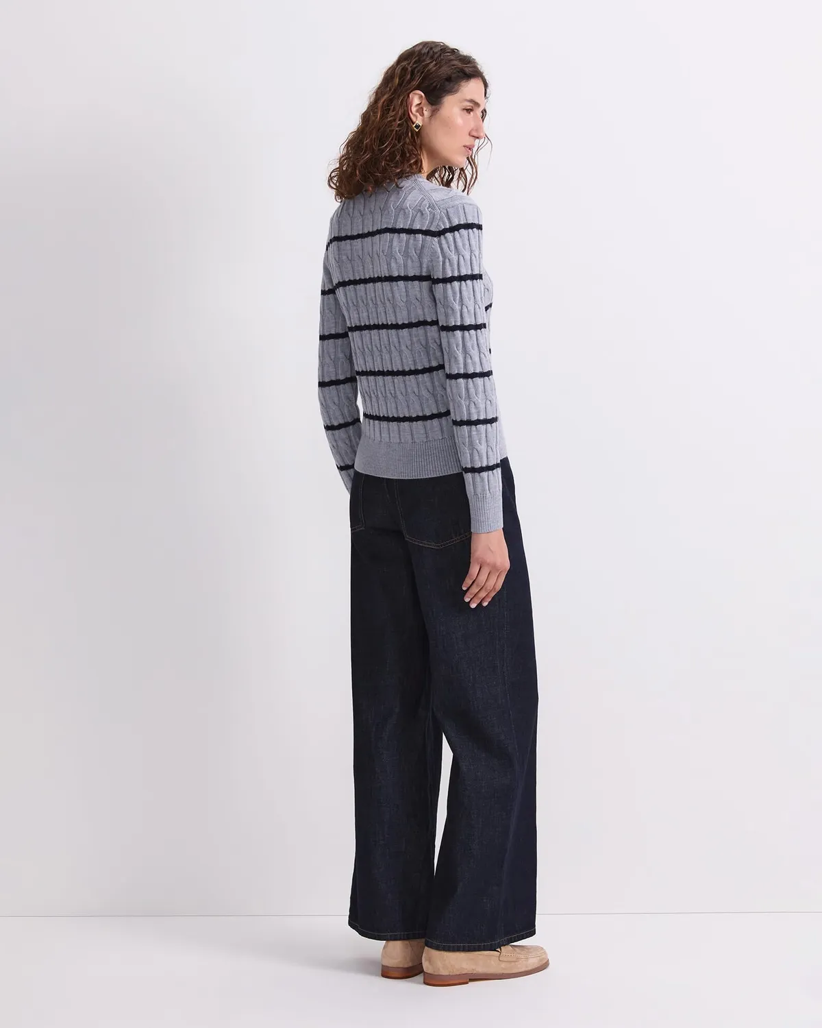 Sportscraft Merino 120436 pull femme torsades