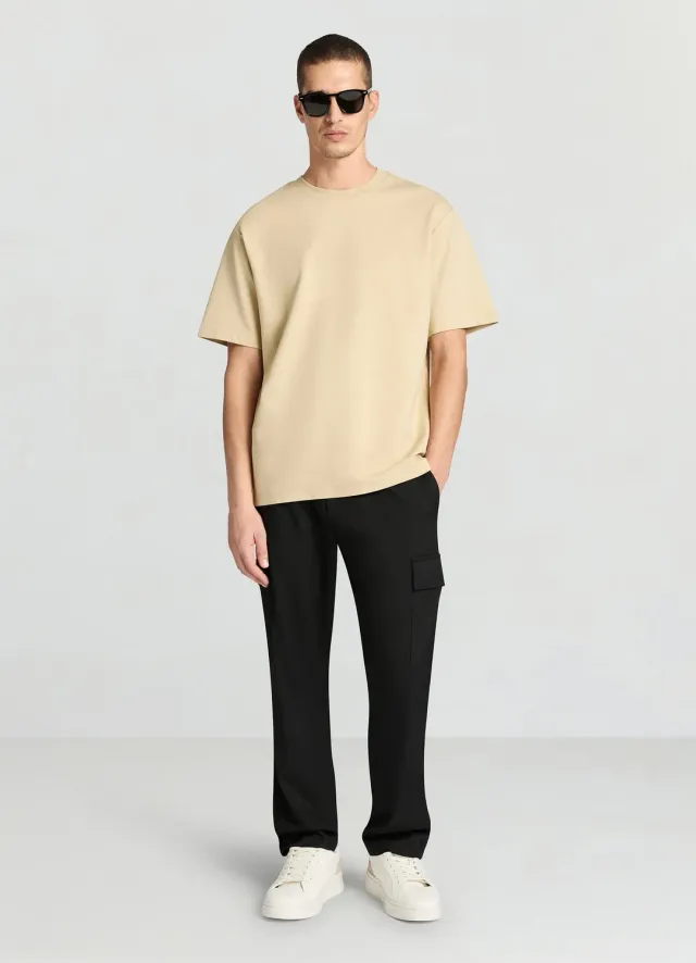 Calliope t-shirt ample uni homme col rond
