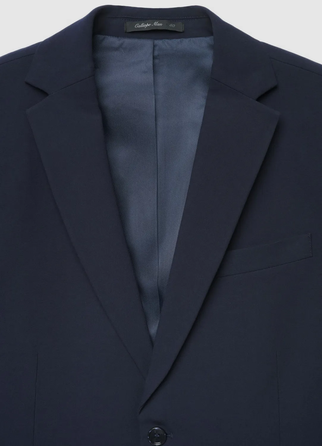 Calliope veste unie monopetto blazer homme regular