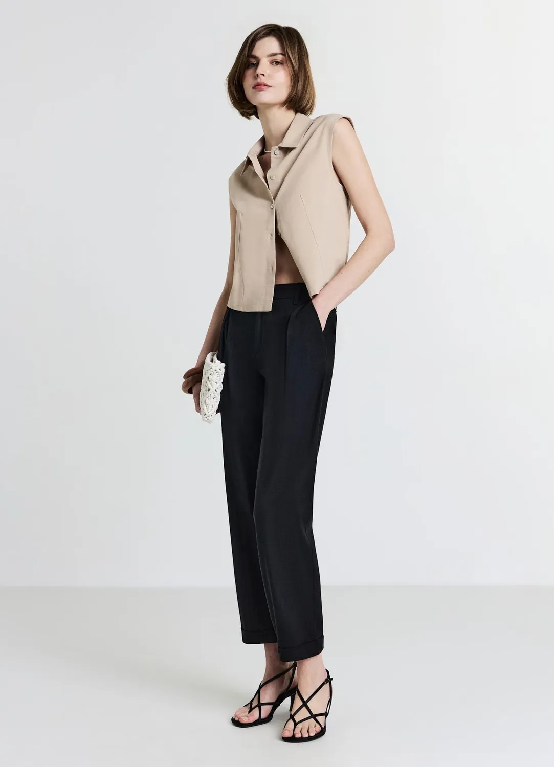 Calliope pantalon lin viscose femme poches françaises