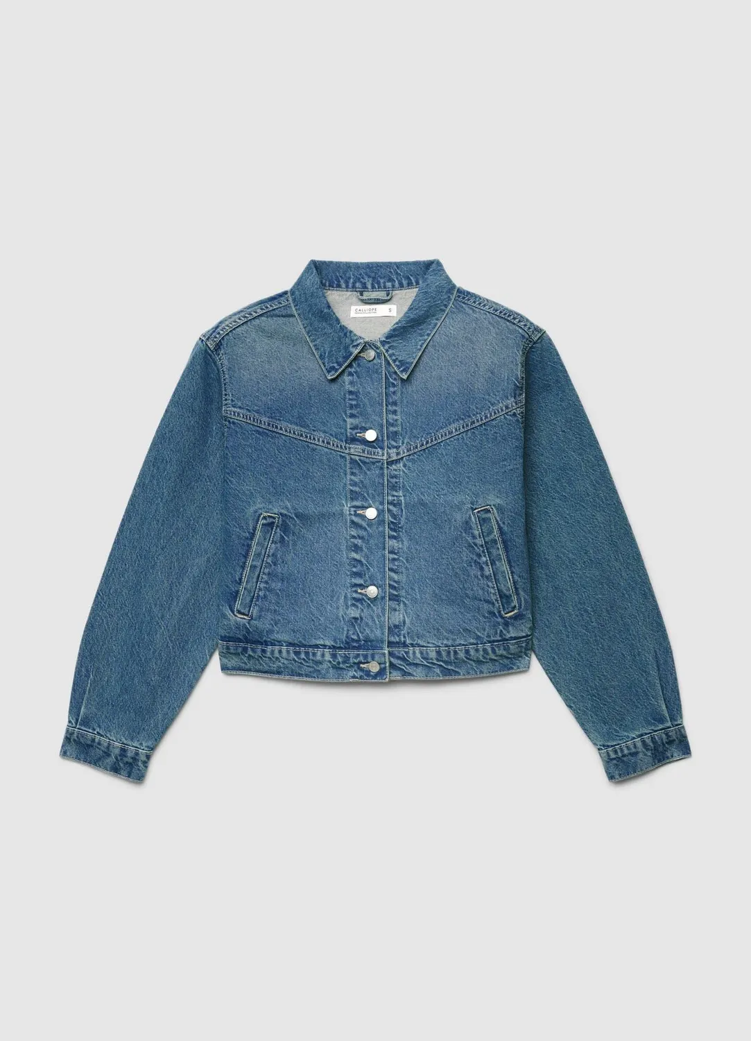 Calliope veste en jean femme boutons coupe regular