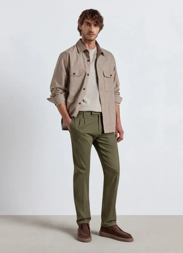 Calliope pantalon chino à pinces homme