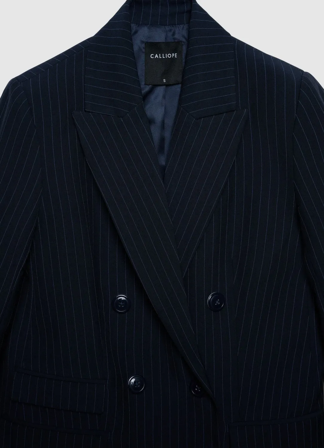 Calliope veste croisée rayée femme blazer bureau