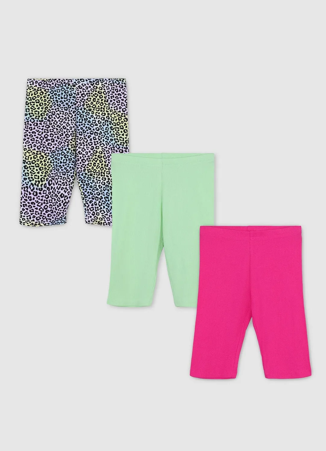 Calliope lot 3 leggings cycliste fille coton