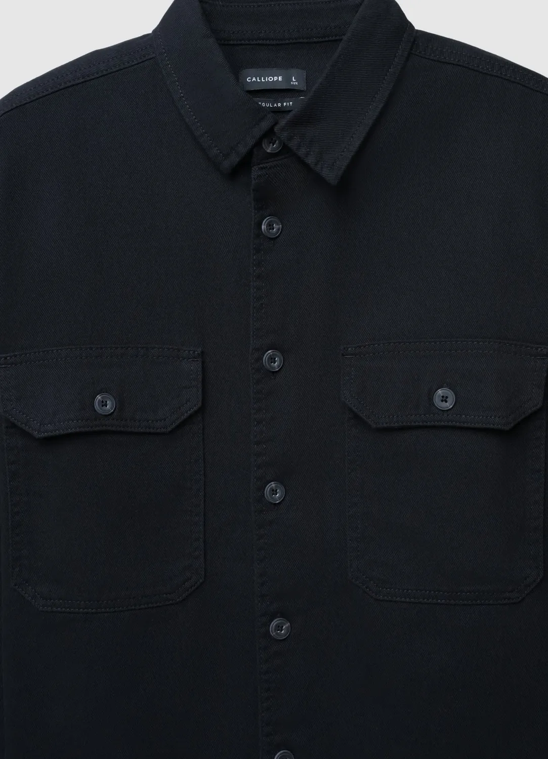 Calliope chemise worker homme coton manches longues