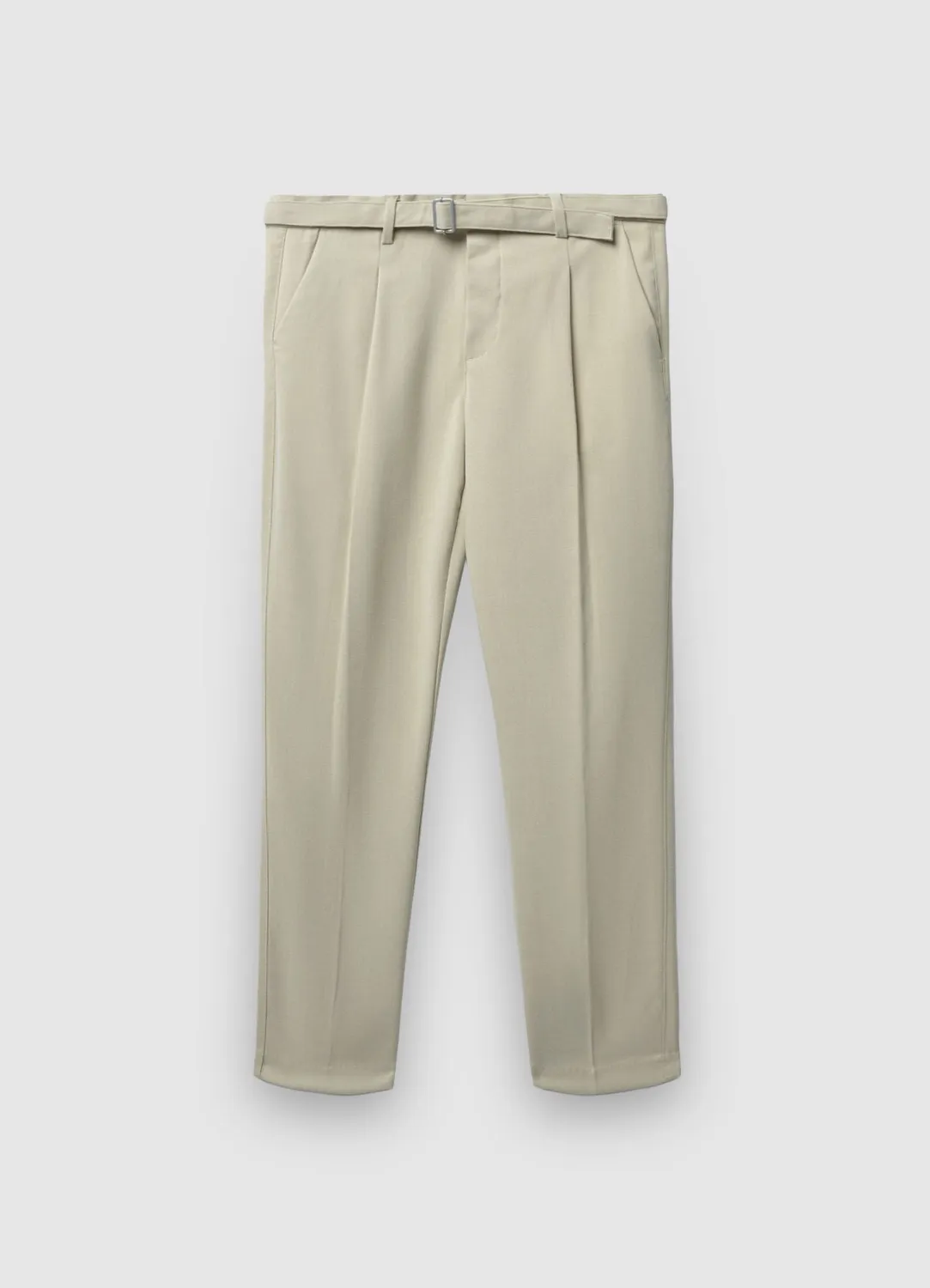 Calliope Pantalon homme habillé plis ceinture