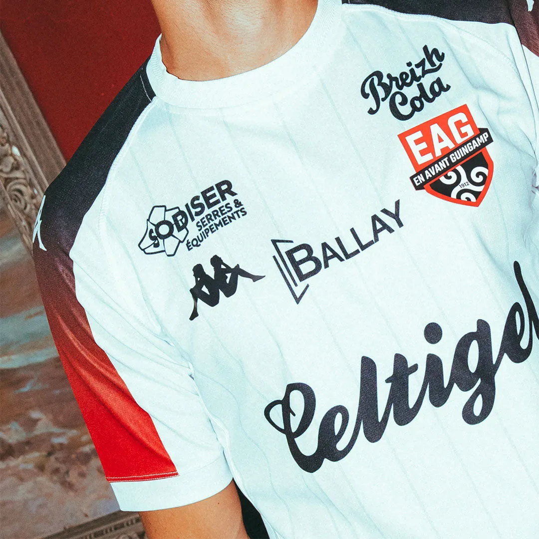 Robe di Kappa Meerolo Away maillot Guingamp 26/27 blanc homme