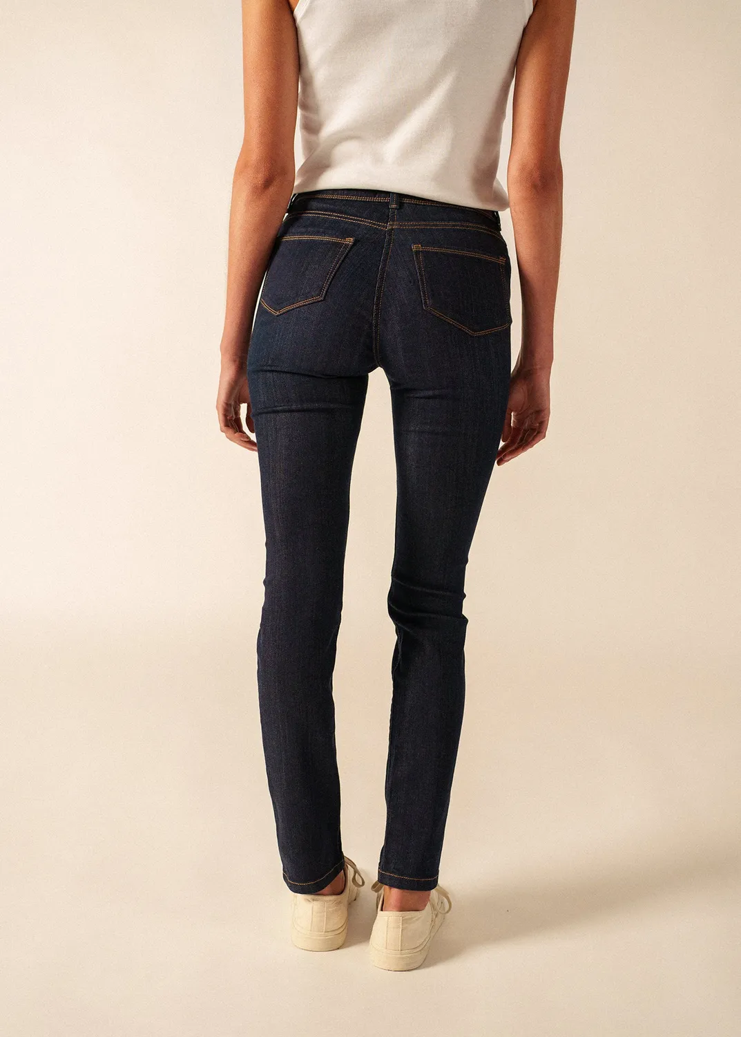 Saint James Mimosa jean slim brut extensible femme