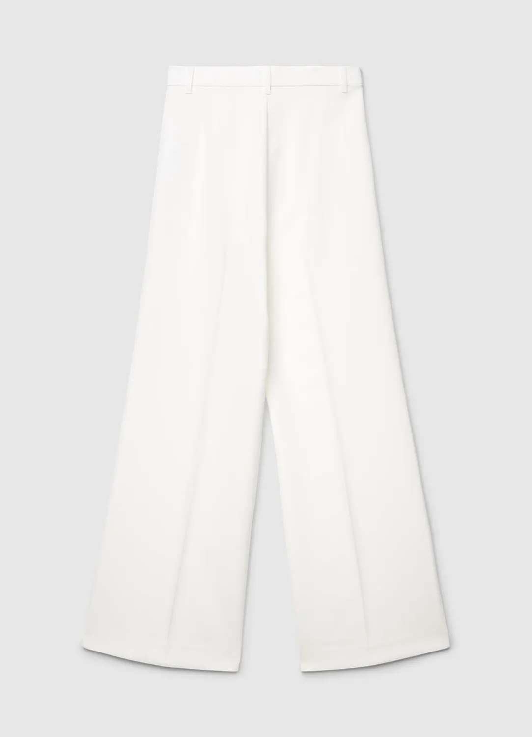 Calliope pantalon palazzo sans poches femme uni coupe large