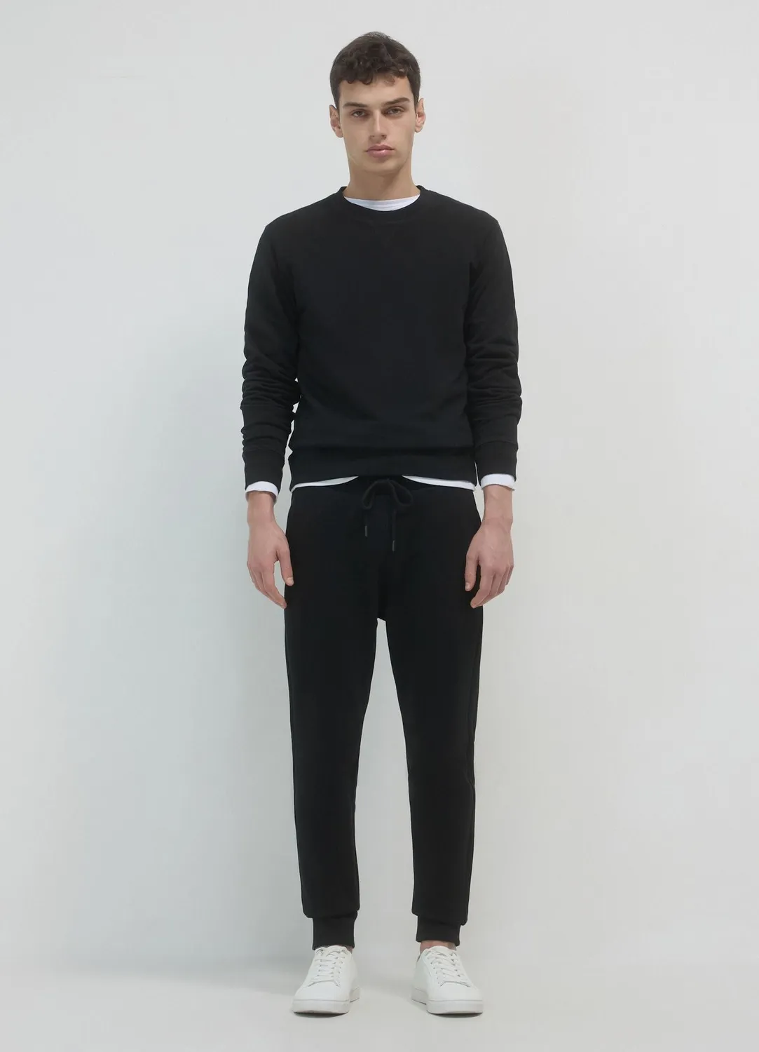 Calliope jogging homme coton uni coupe regular