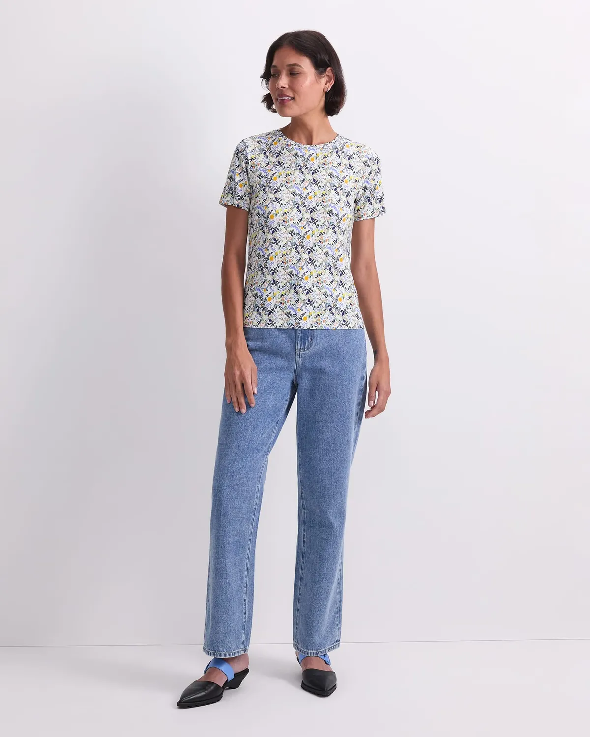 Sportscraft Heidi Meadow 121032 t-shirt femme fleuri
