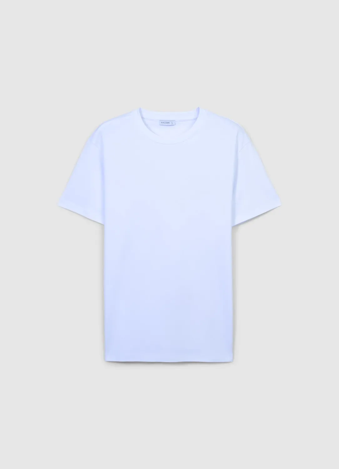 Calliope T-shirt coton homme col rond uni
