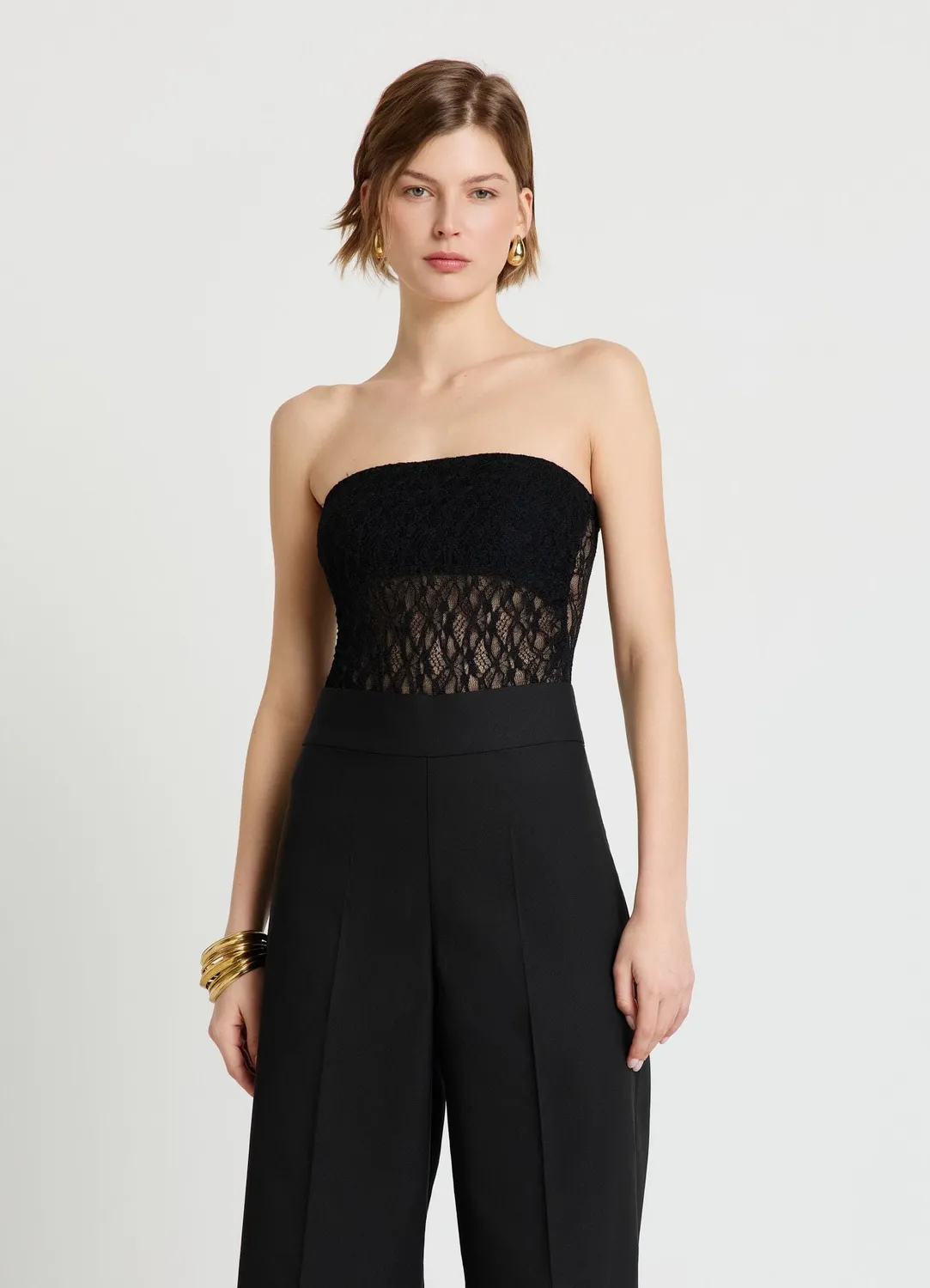 Calliope body bandeau dentelle femme soirée