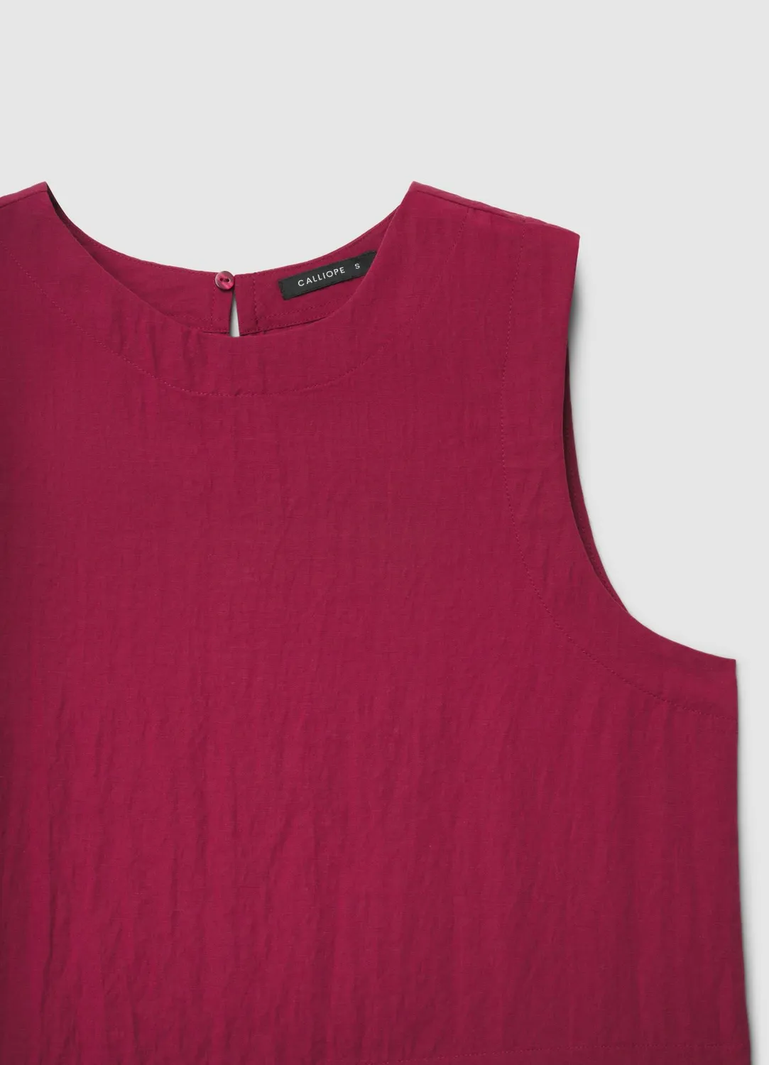 Calliope blouse sans manches femme unie bureau