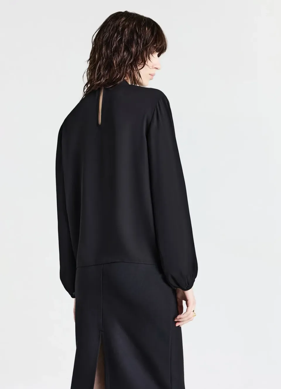 Calliope blouse femme volants manches longues