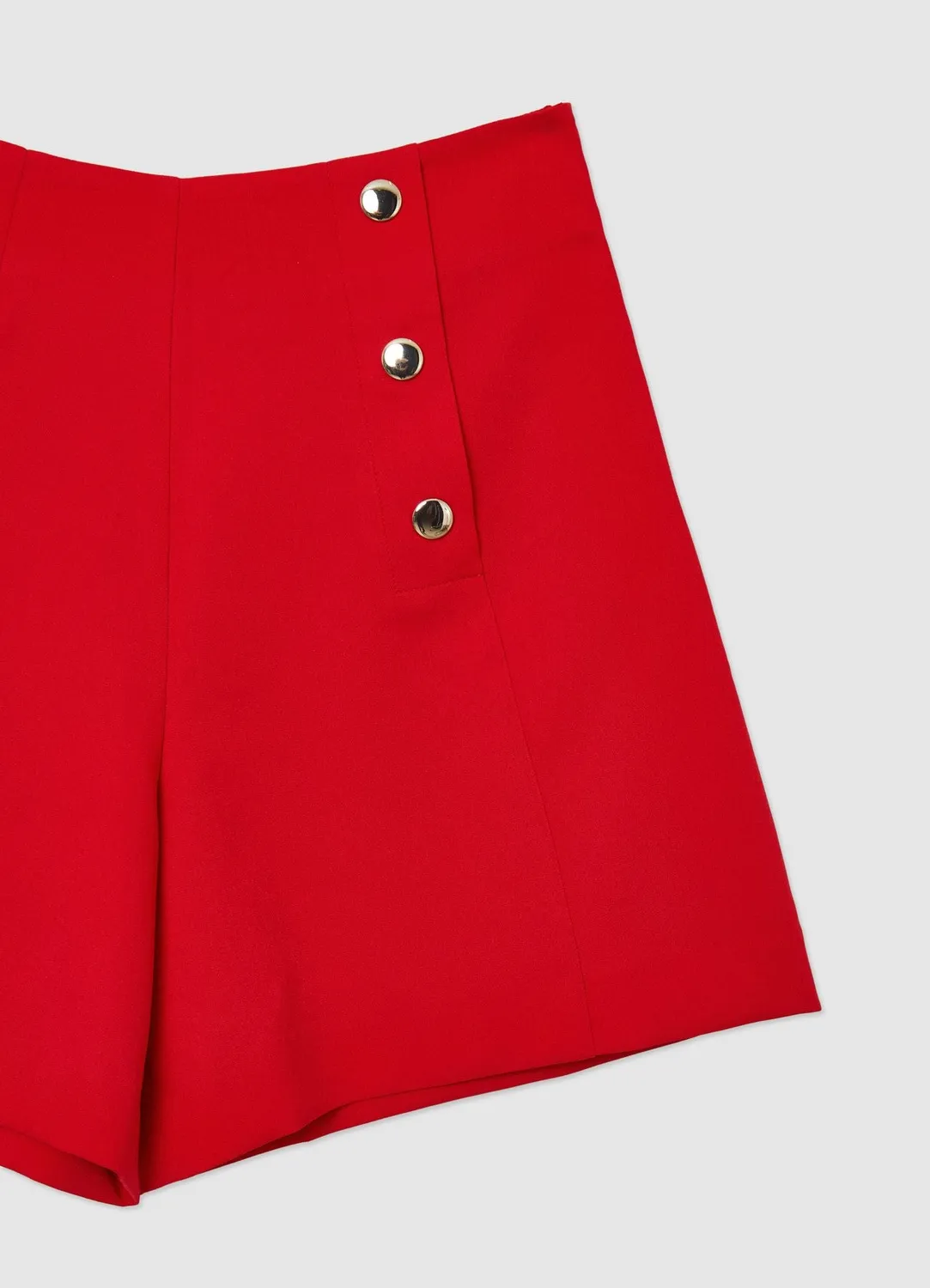 Calliope Bottoni Oro short femme boutons dorés