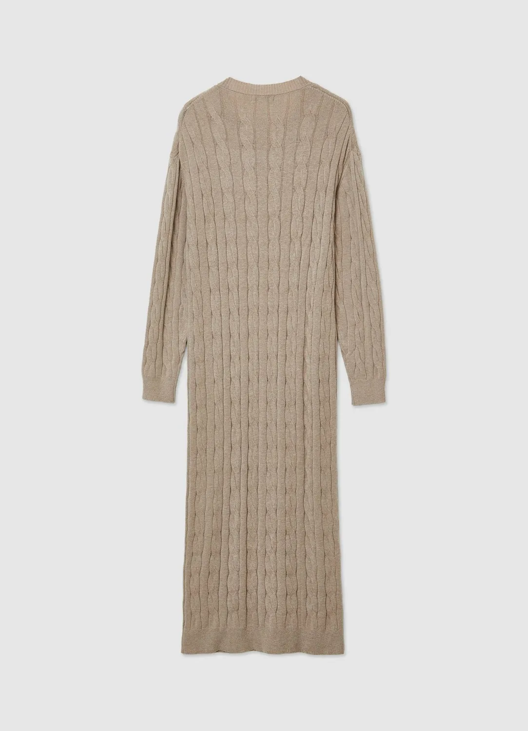 Calliope Robe torsades longue robe femme maille